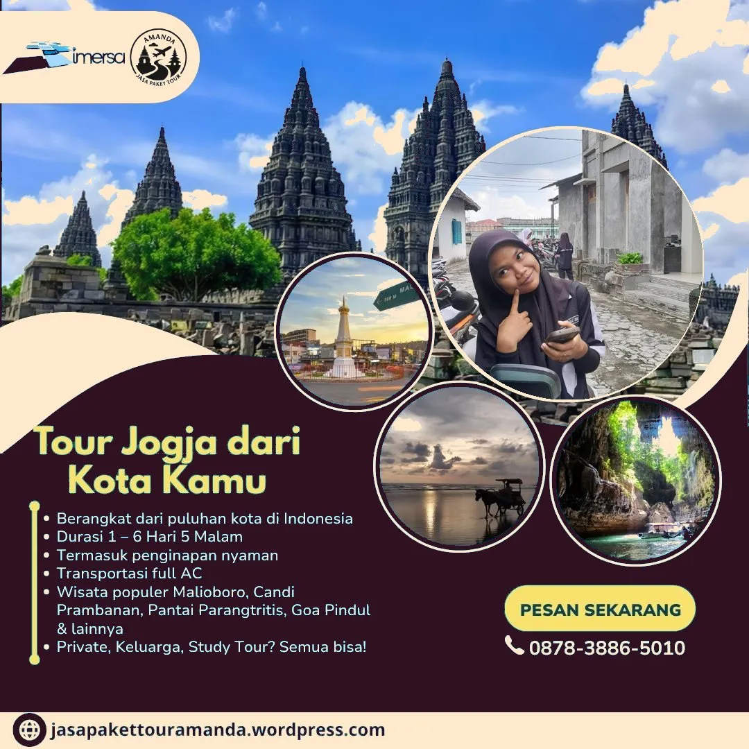 Paket Tour Jogja 2 Hari 1 Malam Dari Lubuklinggau, Paket Wisata Ke Jogja Dari Semarang 1 Hari, Paket Tour Jogja 3 Hari 2 Malam Dari Ambon, Paket Tour Jogja 3 Hari 2 Malam Dari Sukabumi, Paket Tour Jogja 1 Hari Dari Pontianak, Paket Tour Jogja 2 Hari 1 Malam Dari Ambon, Tour Jogja Terbaik, Paket Tour Jogja 3 Hari 2 Malam Dari Semarang, Paket Tour Jogja 2 Hari 1 Malam Dari Pasuruan, Paket Tour Jogja 6 Hari 5 Malam Dari Blitar