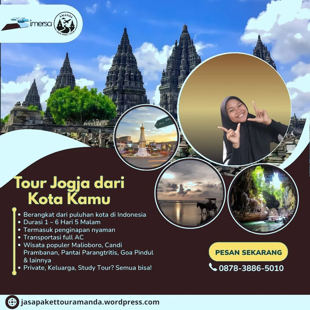 Paket Tour Jogja 1 Hari Dari Bandar Lampung | 087838865010
