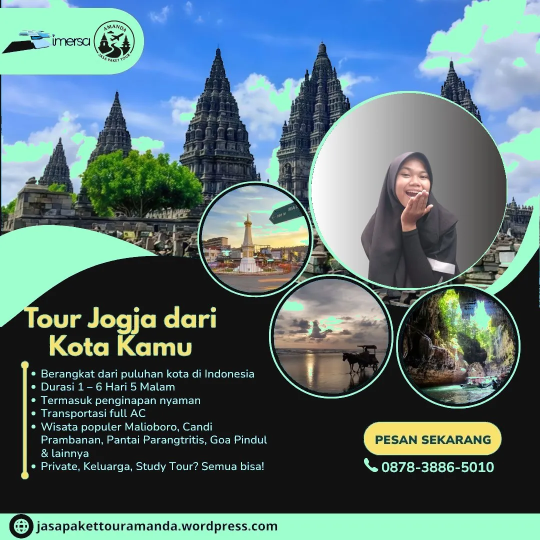 Paket Tour Jogja 2 Hari 1 Malam Dari Mojokerto | 087838865010
