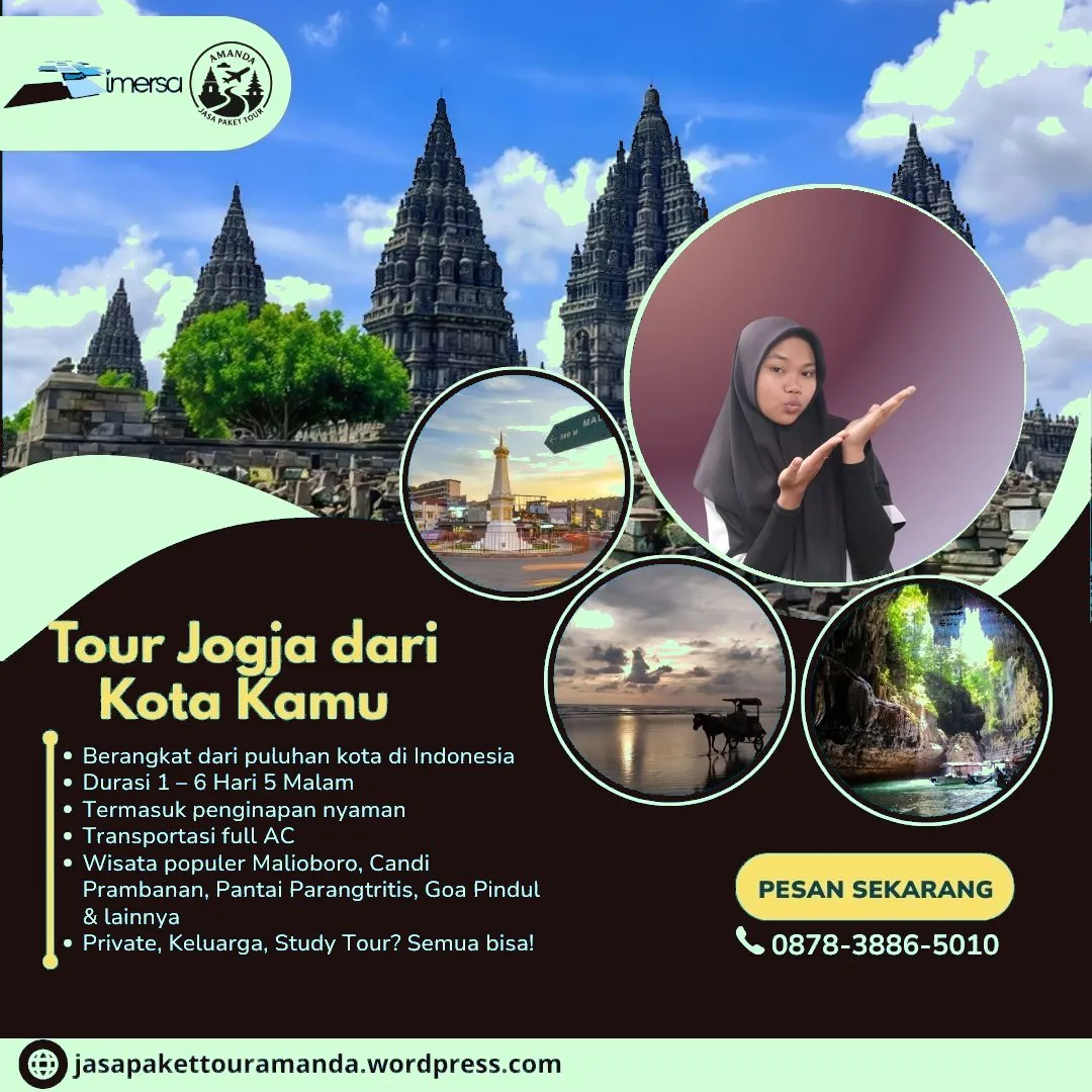 Paket Tour Jogja 2 Hari 1 Malam | 087838865010