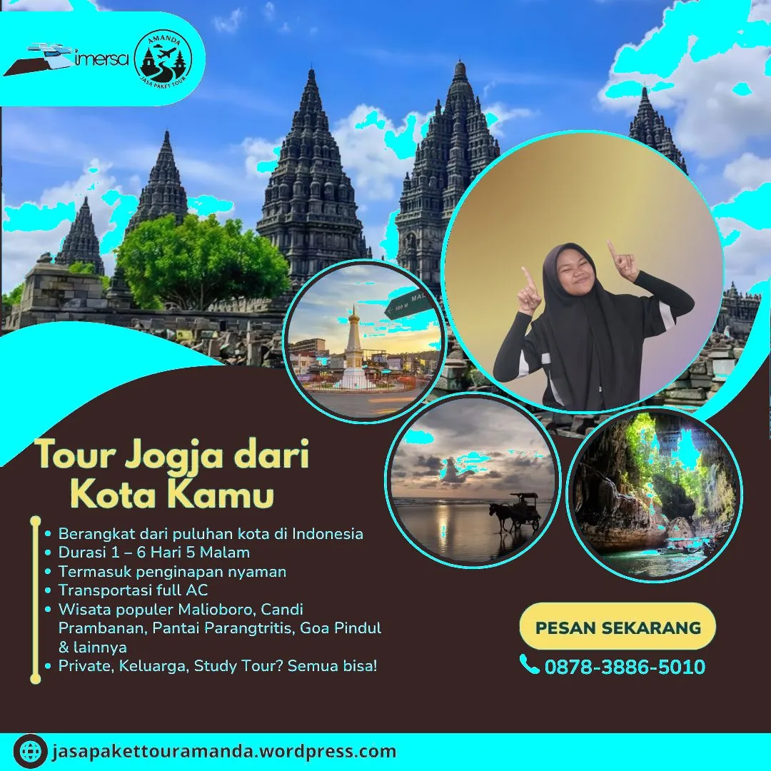 Paket Liburan Ke Jogja 3 Hari 2 Malam | 087838865010