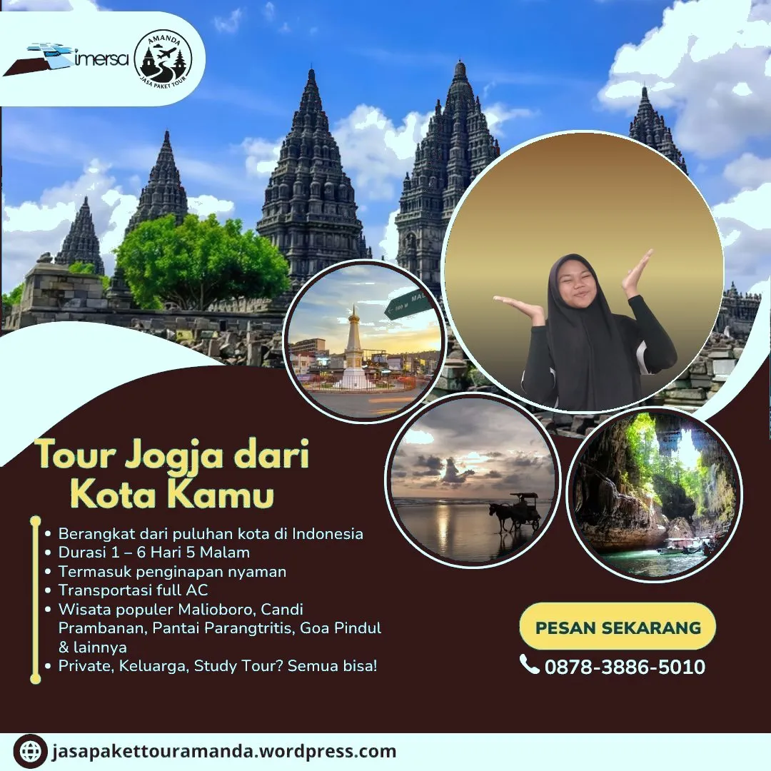 Paket Tour Jogja 6 Hari 5 Malam Dari Dumai, Paket Tour Jogja 2 Hari 1 Malam Dari Samarinda, Paket Tour Jogja 4 Hari 3 Malam Dari Jambi, Paket Tour Jogja 4 Hari 3 Malam Dari Cirebon, Paket Wisata Jogja 2 Orang, Paket Wisata Jogja 4 Hari 3 Malam Termasuk Tiket Pesawat, Paket Tour Jogja 1 Hari Dari Bengkulu, Hotel Paket Wisata Jogja, Paket Wisata Jogja Untuk Anak SD, Paket Tour Jogja 6 Hari 5 Malam Dari Surakarta