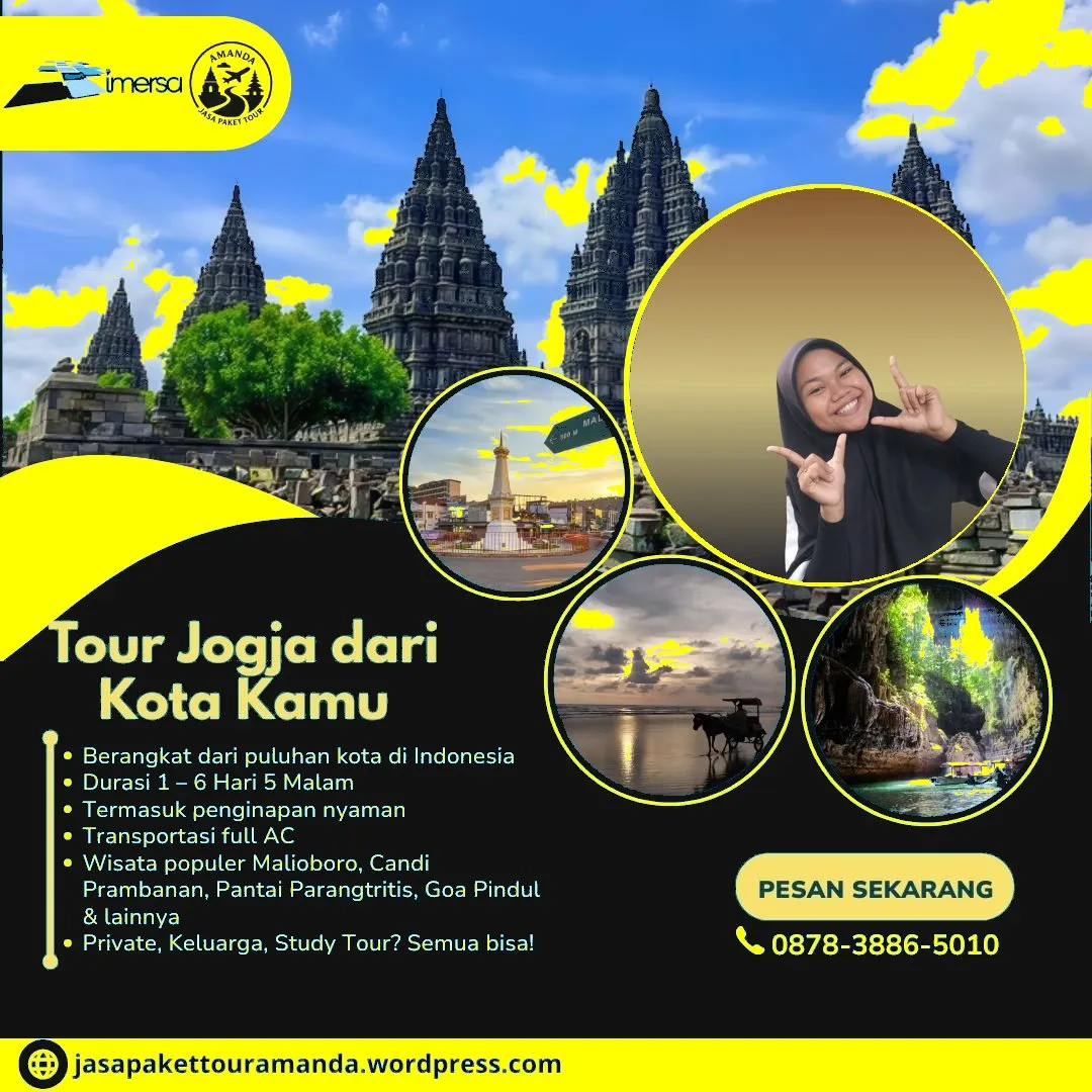 Paket Tour Jogja 4 Hari 3 Malam Dari Cirebon | 087838865010