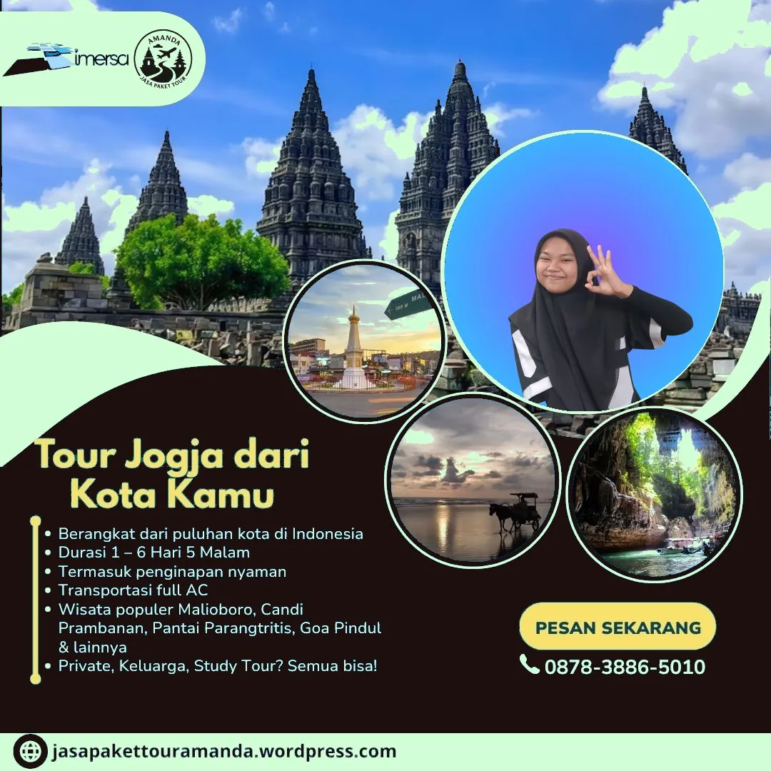 Paket Liburan Ke Jogja Dari Jakarta | 087838865010