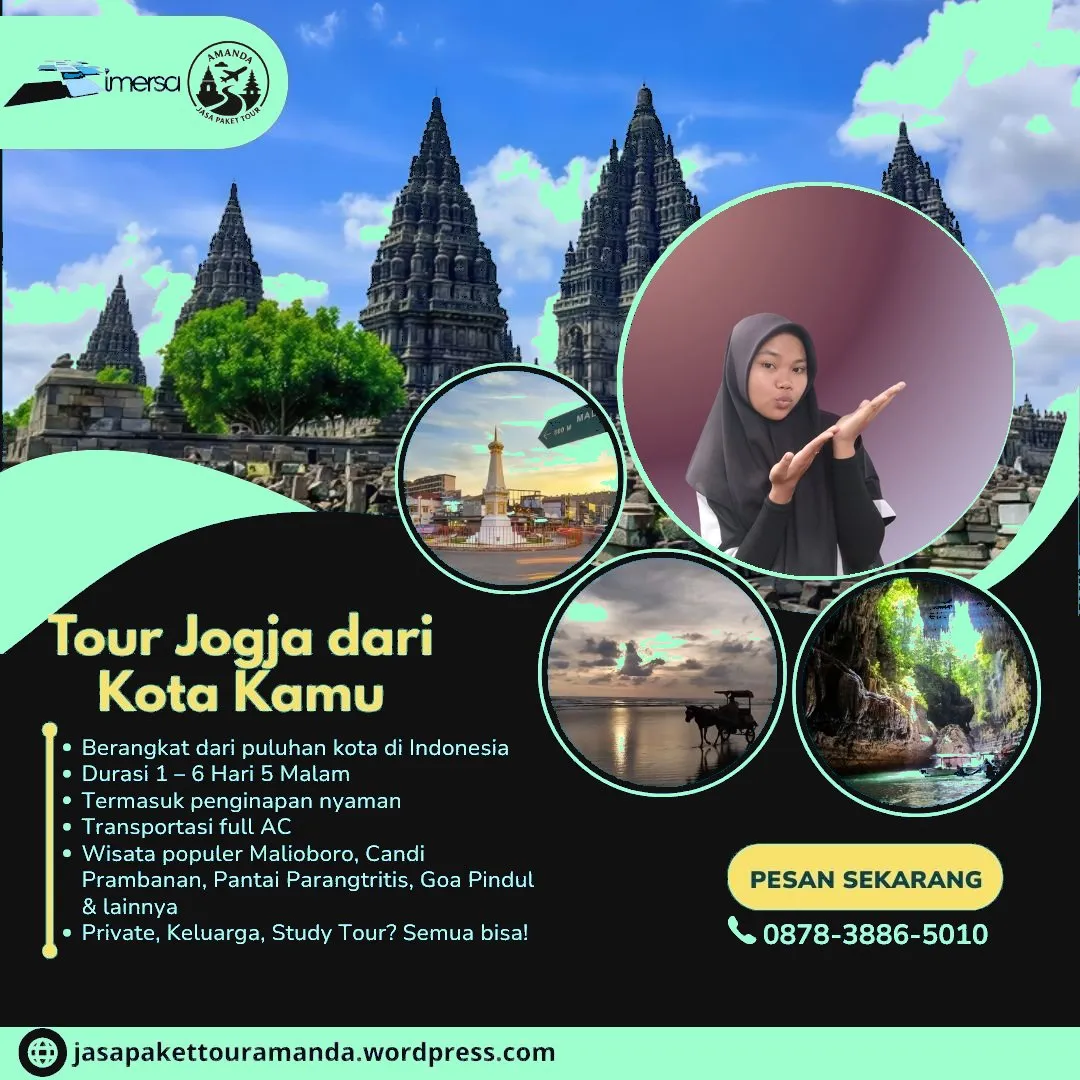 Paket Tour Jogja 2 Hari 1 Malam Dari Kediri | 087838865010