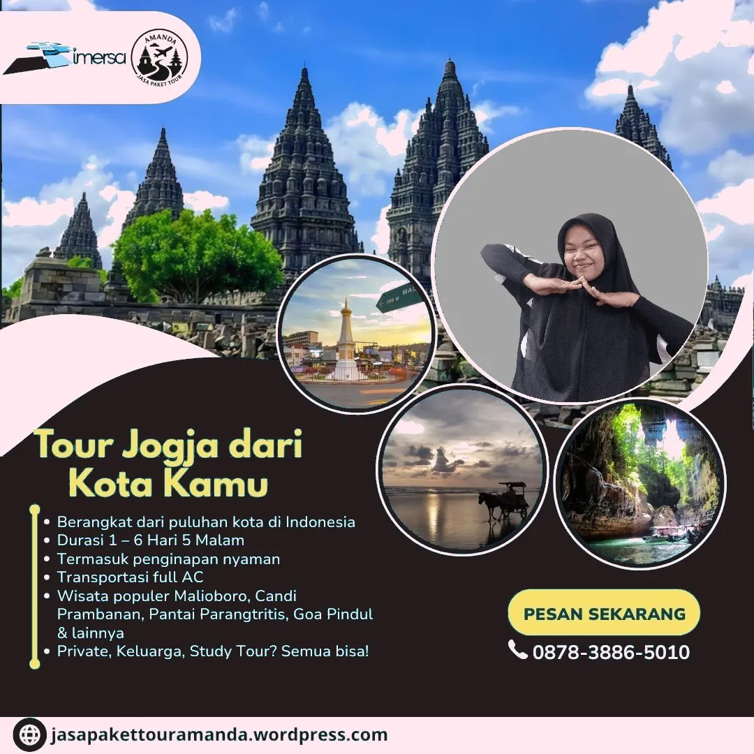 Paket Tour Jogja 1 Hari Dari Kediri | 087838865010