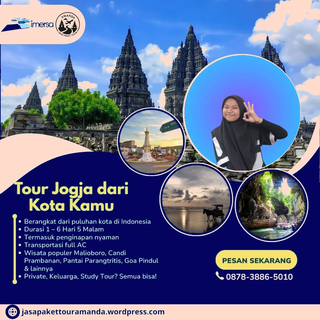 Paket Tour Jogja 2 Hari 1 Malam Dari Banjarmasin | 087838865010