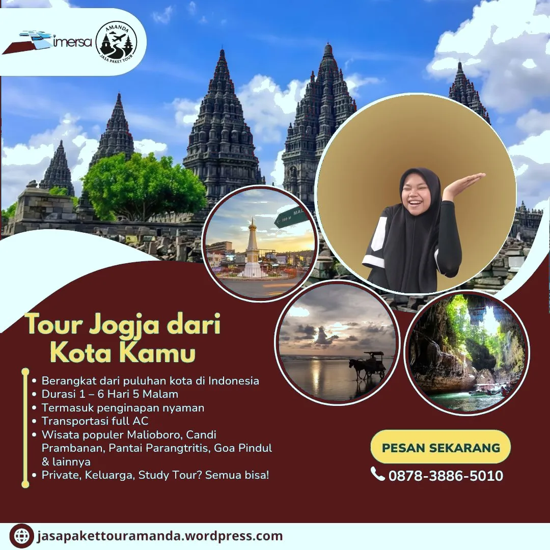 Paket Tour Jogja 3 Hari 2 Malam Dari Dumai | 087838865010