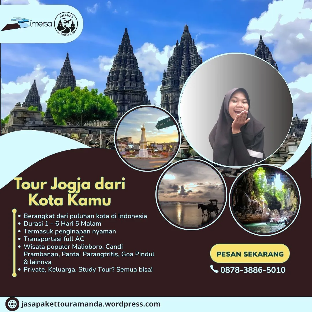 Paket Tour Jogja 1 Hari Dari Palembang | 087838865010