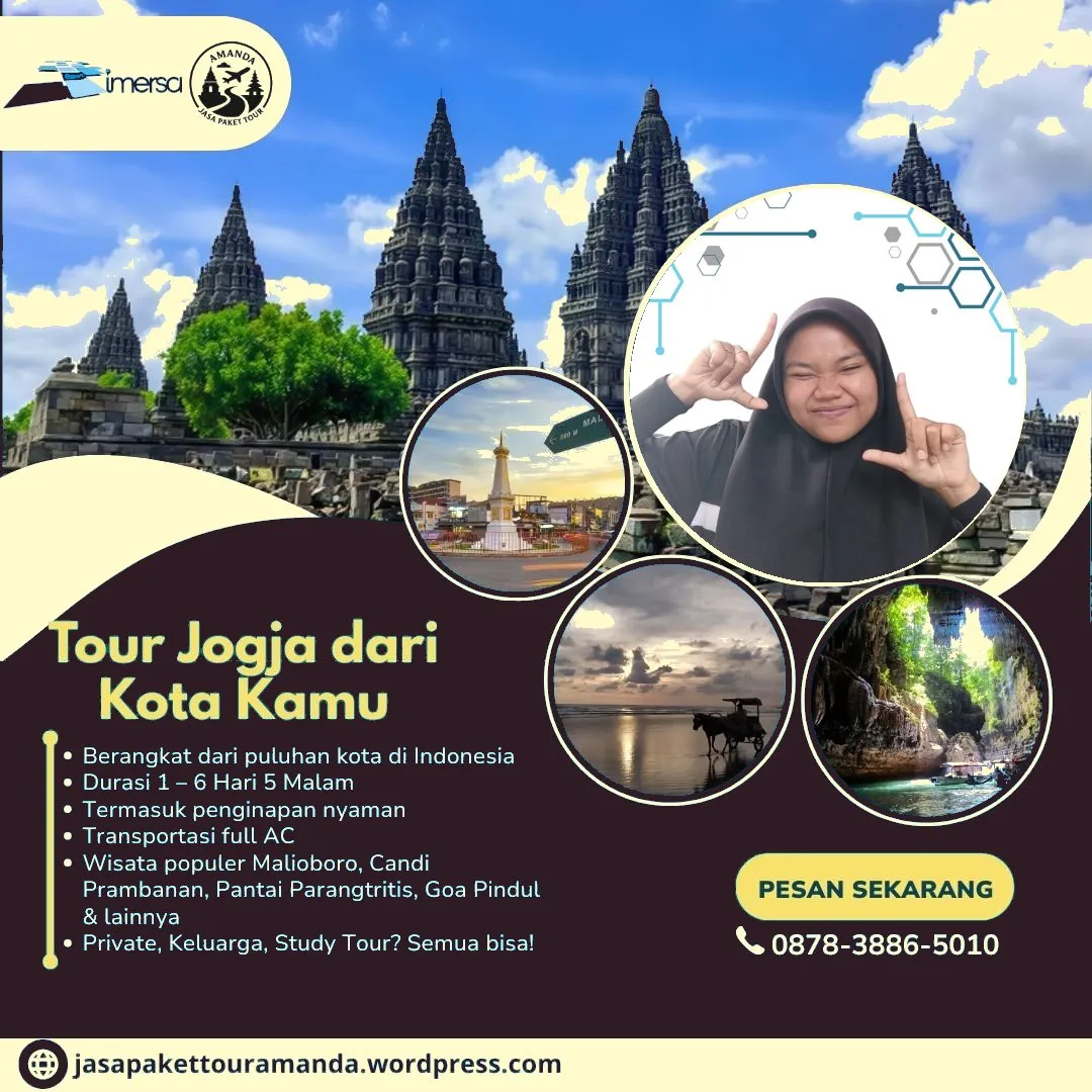 Paket Tour Jogja 2 Hari 1 Malam Dari Pontianak | 087838865010