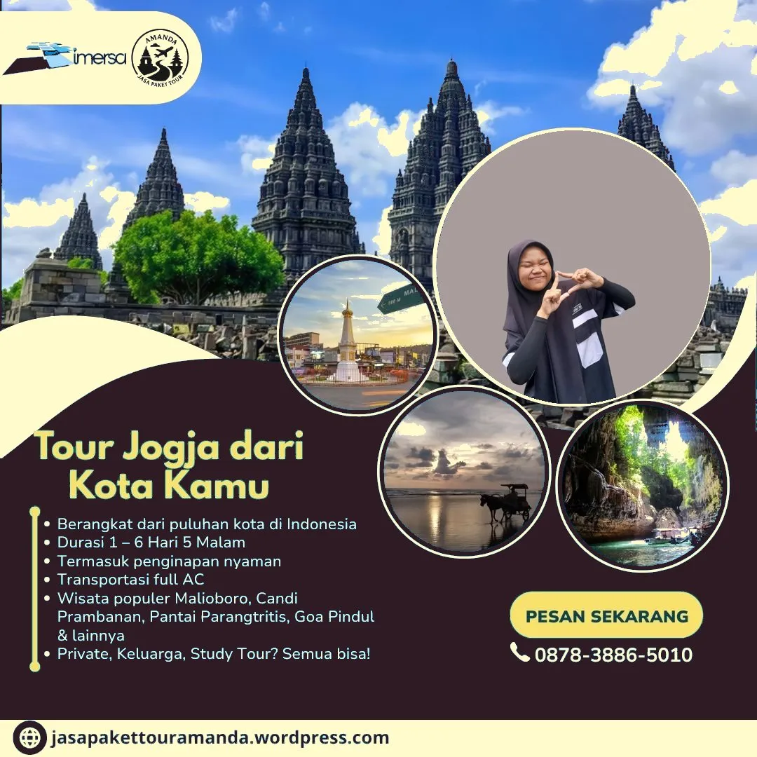 Paket Tour Jogja 2 Hari 1 Malam Dari Bima | 087838865010