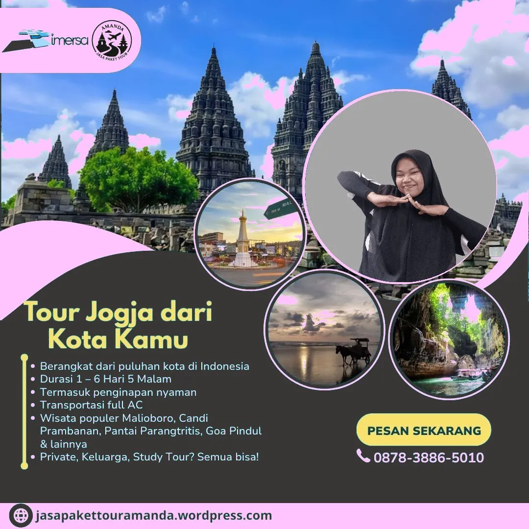 Paket Tour Jogja 2 Hari 1 Malam Murah | 087838865010