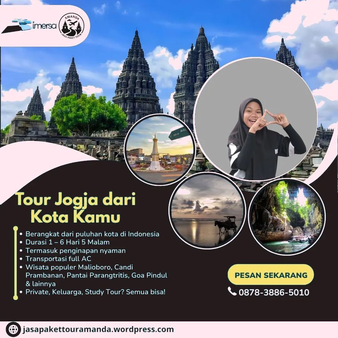 Tour Ke Jogja Dari Bandung | 087838865010