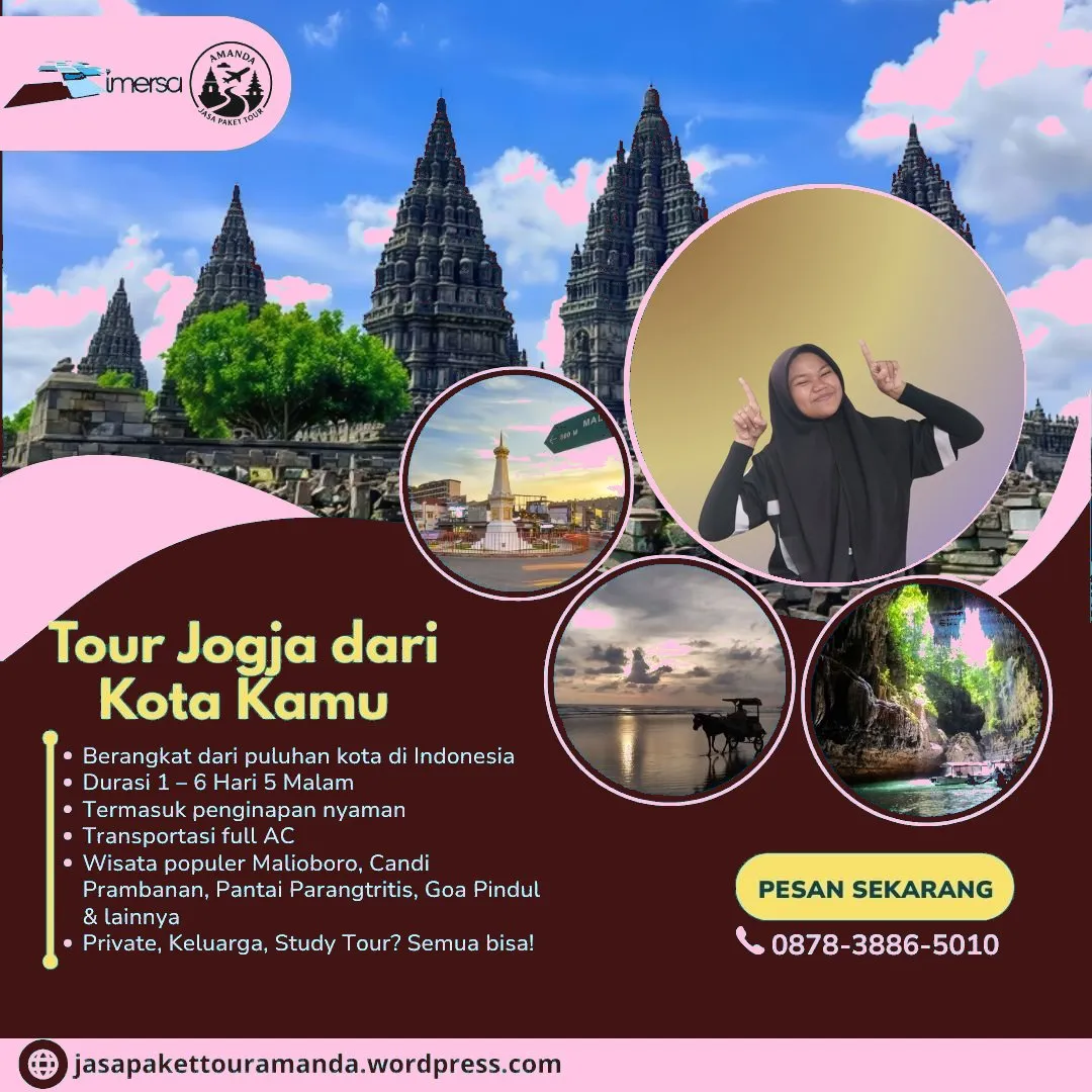 Paket Tour Jogja 3 Hari 2 Malam Price | 087838865010