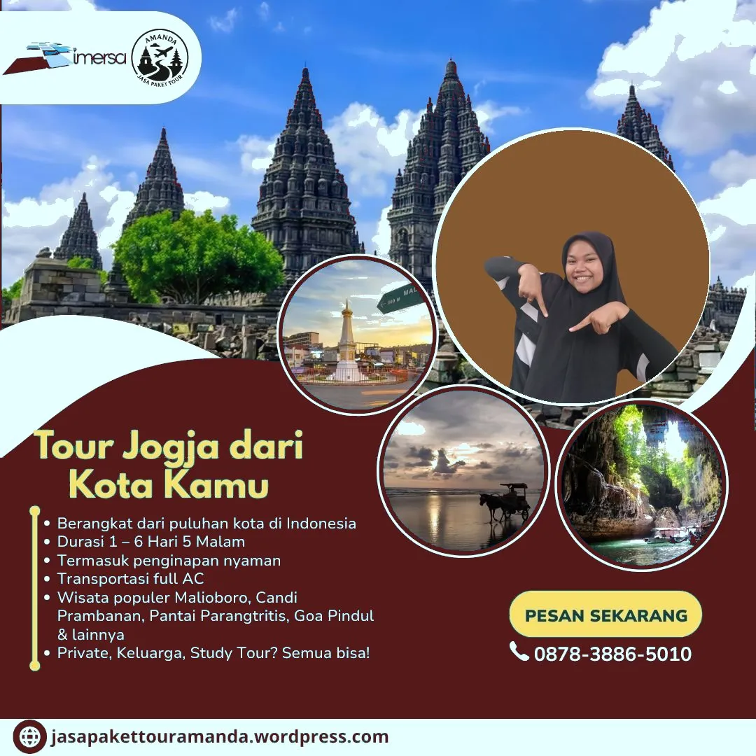 Paket Tour Jogja 1 Hari Dari Bandung | 087838865010