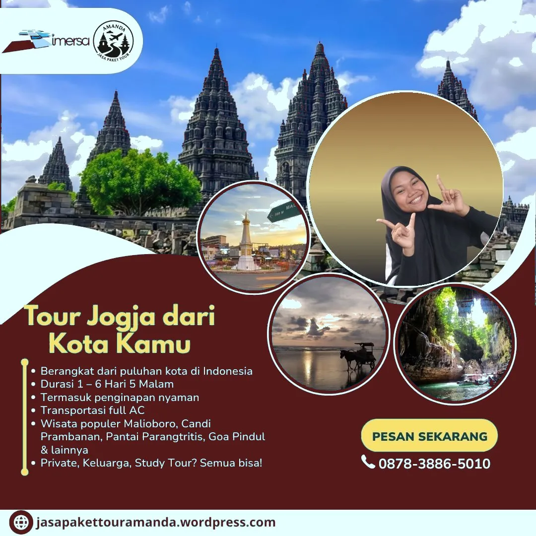 Paket Tour Jogja 2 Hari 1 Malam Dari Bengkulu | 087838865010