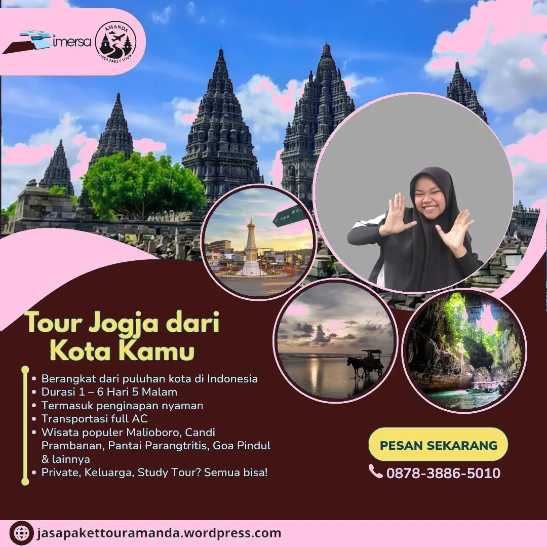 Harga Paket Wisata Jogja 2 Hari 1 Malam | 087838865010