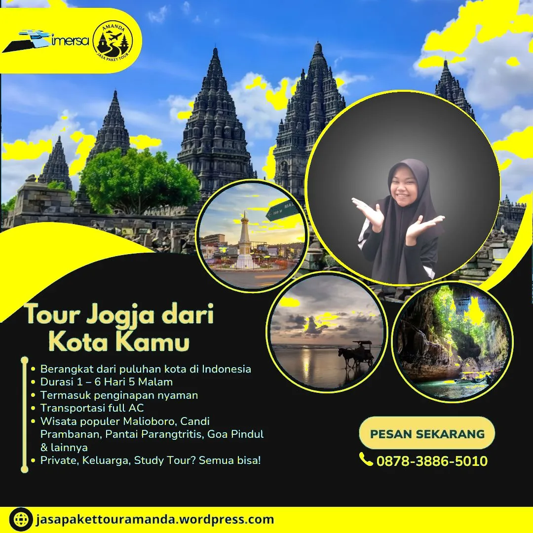 Paket Wisata Jogja Bali Dengan Pesawat | 087838865010