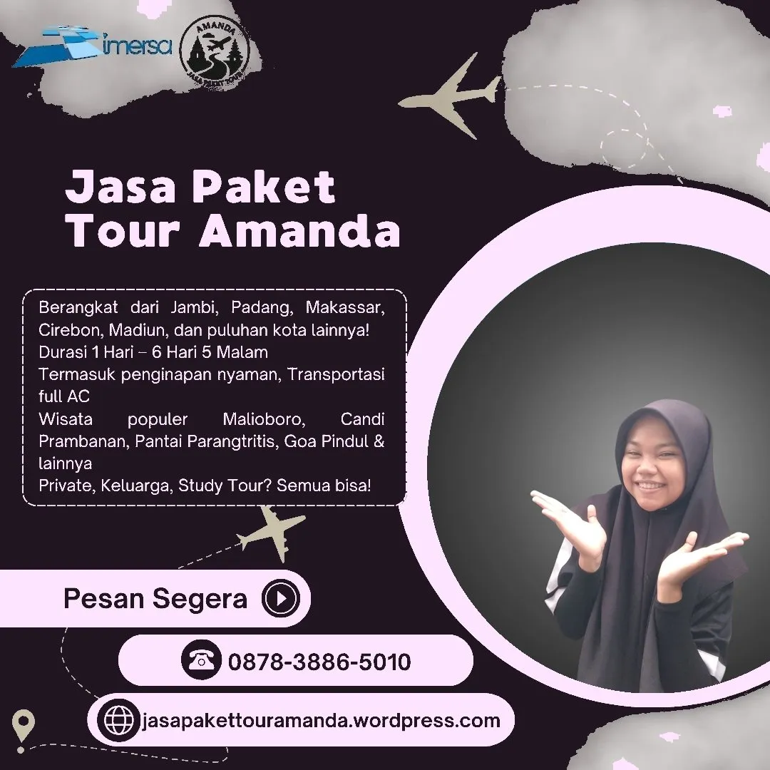 Paket Tour Jogja 5 Hari 4 Malam Dari Bukittinggi | 087838865010