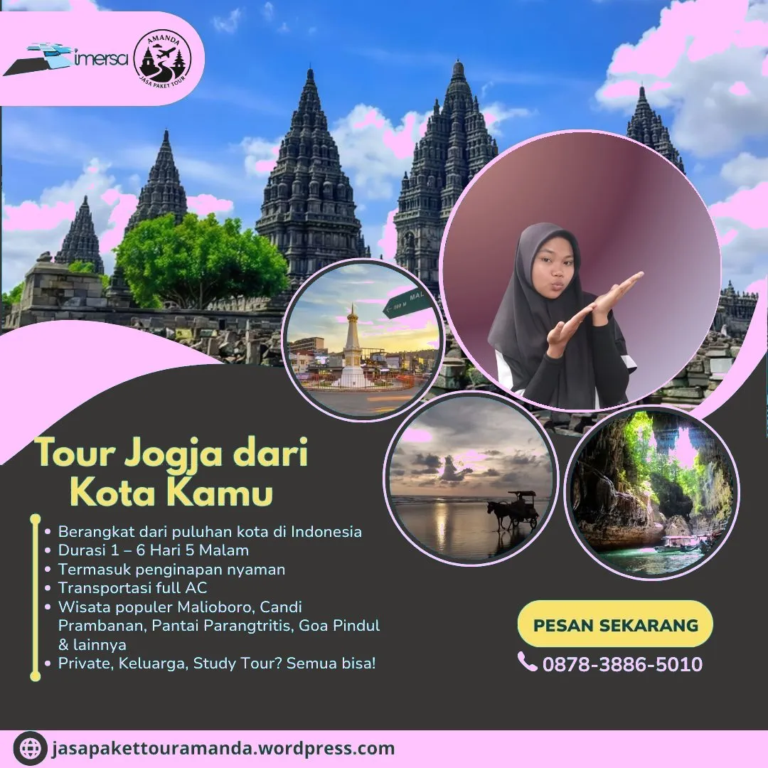 Paket Tour di Jogja | 087838865010