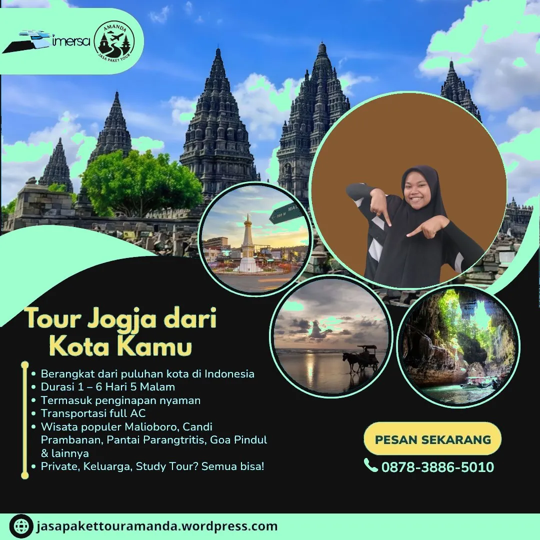 Paket Tour Jogja 1 Hari Dari Probolinggo | 087838865010