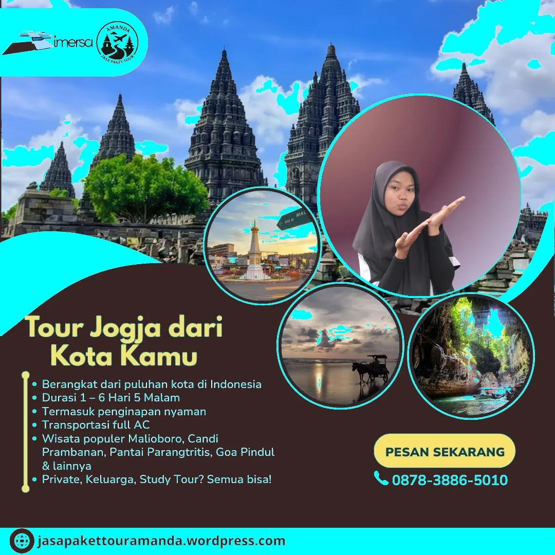 Paket Tour Jogja 4 Hari 3 Malam Dari Tangerang | 087838865010