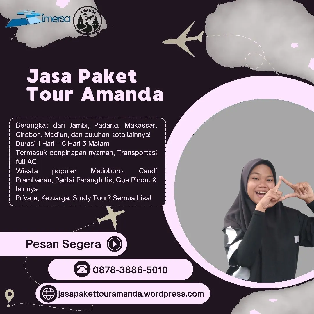 Paket Tour Jogja 5 Hari 4 Malam Dari Pekalongan | 087838865010