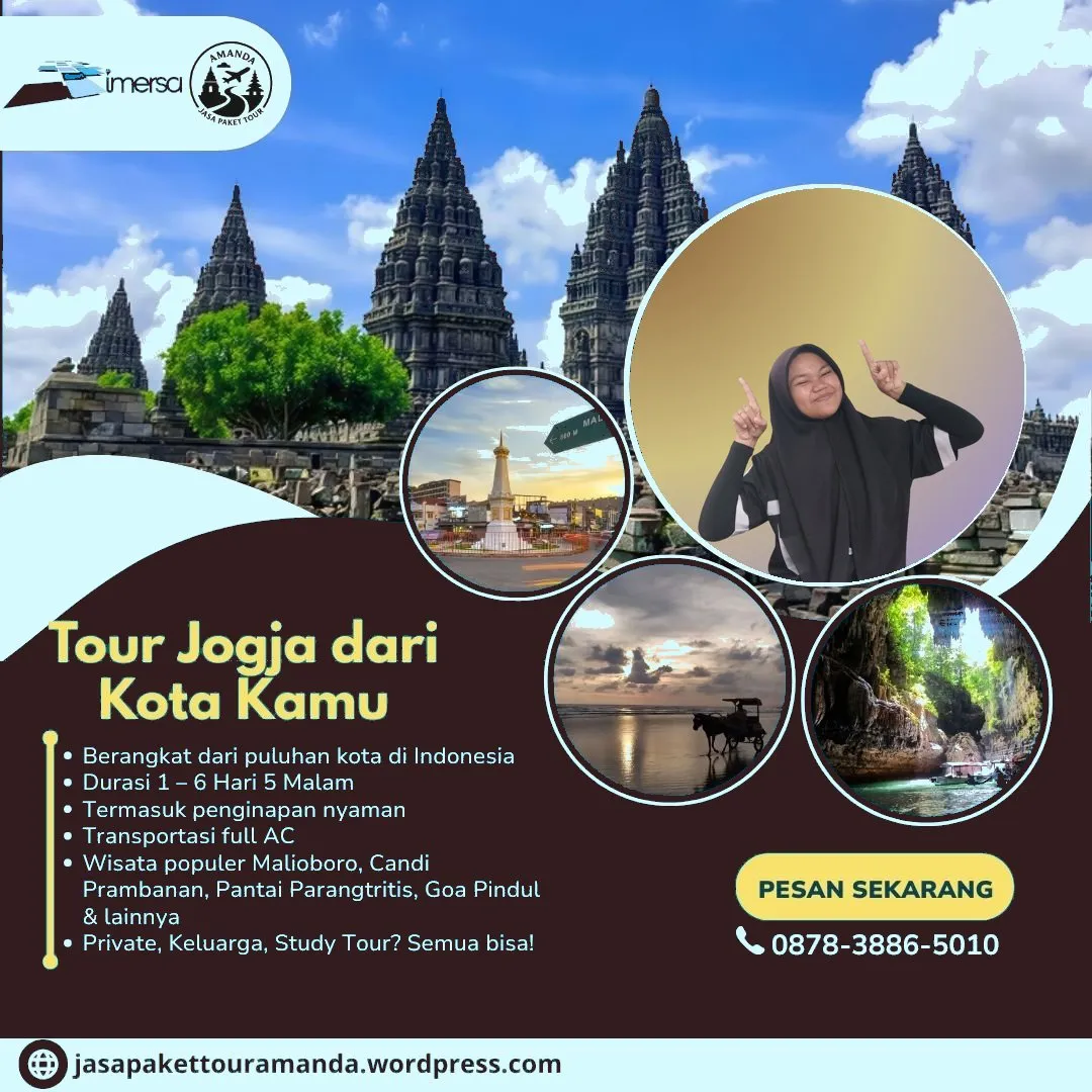 Paket Tour Jogja 1 Hari Dari Banda Aceh | 087838865010
