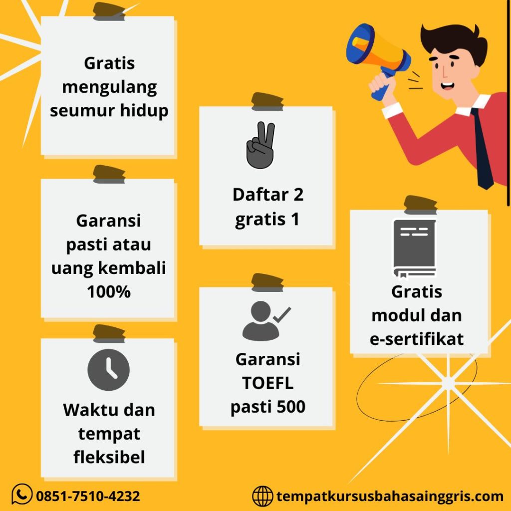 Les Bahasa Inggris di Sleman 0851-7510-4232 (WA)